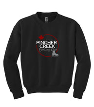 Load image into Gallery viewer, YOUTH FLEECE CREWNECK SWEATSHIRT- ATCY2400 - PINCHER CREEK SKATE CLUB - HP
