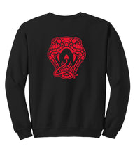 Load image into Gallery viewer, UNISEX GILDAN CREWNECK SWEARSHIRT - 1801 - VULCAN VIPERS - HP