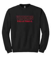 Load image into Gallery viewer, UNISEX GILDAN CREWNECK SWEARSHIRT - 1801 - VULCAN VIPERS - HP