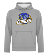 Load image into Gallery viewer, UNISEX PERFORMANCE HOODIE - ATCF2100 - CLARESHOLM COBRAS FOOTBALL - HP FULL FRONT