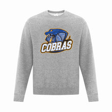 Load image into Gallery viewer, UNISEX CREWNECK SWEATSHIRT - ATCF2400 - CLARESHOLM COBRAS FOOTBALL - HP FULL FRONT