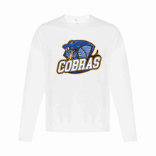 Load image into Gallery viewer, UNISEX CREWNECK SWEATSHIRT - ATCF2400 - CLARESHOLM COBRAS FOOTBALL - HP FULL FRONT