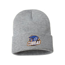 Load image into Gallery viewer, CUFFED TOQUE - SP12 - CLARESHOLM COBRAS FOOTBALL - EMB