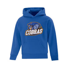 Load image into Gallery viewer, YOUTH EVERYDAY FLEECE HOODIE - ATCY2500 - CLARESHOLM COBRAS FOOTBALL - HP FULL FRONT