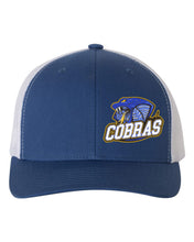 Load image into Gallery viewer, YP CLASSICS RETRO TRUCKER CAP - 6606 - CLARESHOLM COBRAS FOOTBALL - EMB
