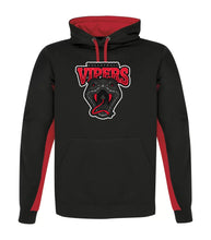 Load image into Gallery viewer, UNISEX GAME DAY COLOUR BLOCK HOODIE - F2011 - VULCAN VIPERS - HP