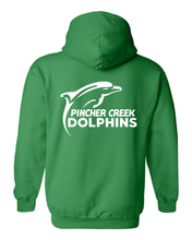 Load image into Gallery viewer, UNISEX GILDAN HOODED SWEATSHIRT - 18500 - PC DOLPHINS - HP