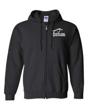 Load image into Gallery viewer, UNISEX GILDAN FULL-ZIP SWEATSHIRT - 18600 - PC DOLPHINS - HP