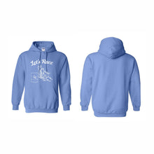 Load image into Gallery viewer, UNISEX HOODED SWEATSHIRT - 18500 - LET'S RACE - HP "HOUSEWORK CAN WAIT"
