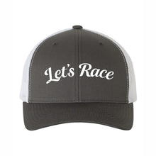 Load image into Gallery viewer, YP CLASSICS RETRO TRUCKER CAP - 6606 - LET'S RACE - EMB FULL FRONT