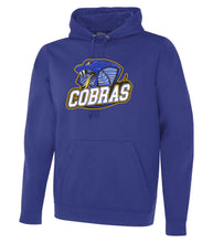 Load image into Gallery viewer, UNISEX PERFORMANCE HOODIE - ATCF2100 - CLARESHOLM COBRAS FOOTBALL - HP FULL FRONT