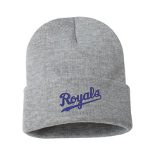 Load image into Gallery viewer, CUFFED TOQUE - SP12 - ROYALS BASEBALL - EMB "ROYALS" LOGO