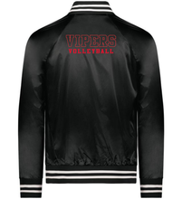 Load image into Gallery viewer, SATIN BASEBALL JACKET - 3610 - VULCAN VIPERS - EMB