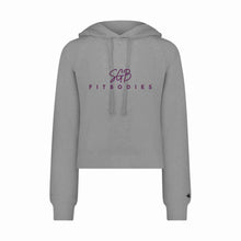 Load image into Gallery viewer, LADIES' ATHLETIC FLEECE CROP HOODIE - 126100 - SGB FITBODIES - HP