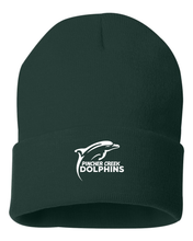 Load image into Gallery viewer, CUFFED BEANIE - SP12 - PC DOLPHINS - EMB