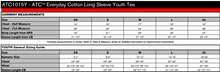 Load image into Gallery viewer, YOUTH EVERYDAY COTTON LONG SLEEVE - ATC1015Y - CNP THUNDER - HP FULL FRONT