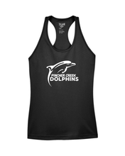 Load image into Gallery viewer, WOMEN'S TEAM 365 PERFORMANCE RACERBACK TANK - TT11WRC - PC DOLPHINS - HP