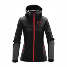 Load image into Gallery viewer, WOMEN'S ORBITER SOFTSHELL HOODY - KSH-1W - VULCAN VIPERS - EMB