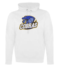 Load image into Gallery viewer, UNISEX PERFORMANCE HOODIE - ATCF2100 - CLARESHOLM COBRAS FOOTBALL - HP FULL FRONT