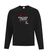 Load image into Gallery viewer, UNISEX FLEECE CREWNECK SWEATSHIRT - ATCF2400 - PINCHER CREEK SKATE CLUB - HP